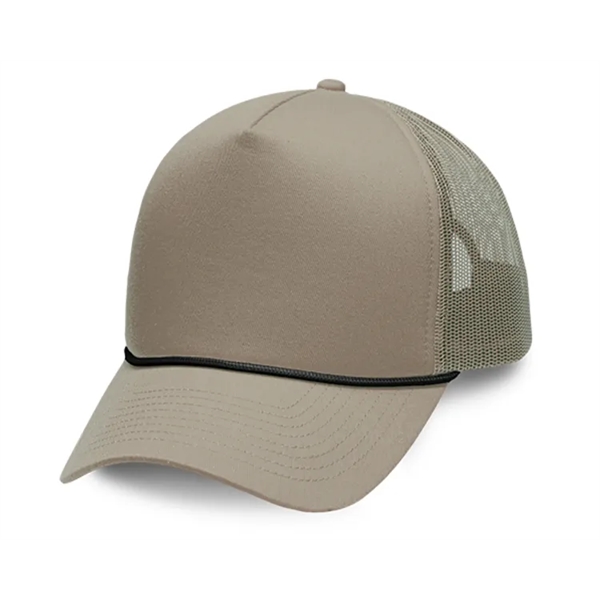 Heritage Chino 5 Panel Mesh Back Cap - Heritage Chino 5 Panel Mesh Back Cap - Image 4 of 16