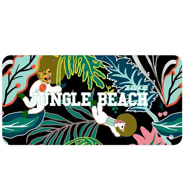 30" X 60" Sublimated Silk Touch Velour Beach Towel