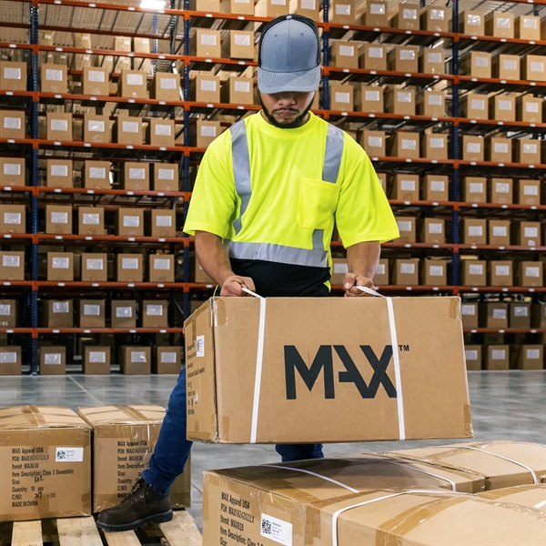 ANSI Class 2 Safety Green T-shirt with Black Bottom - ANSI Class 2 Safety Green T-shirt with Black Bottom - Image 2 of 2