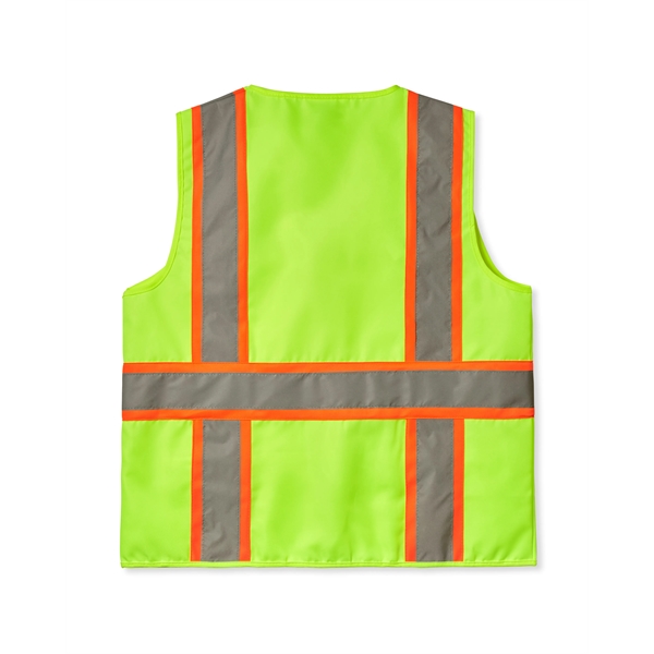Deluxe Solid Twill 6 Pocket Safety Vest - Deluxe Solid Twill 6 Pocket Safety Vest - Image 1 of 1