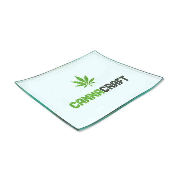 Custom Glass Rolling Tray Small Shatter Resistant - Custom Glass Rolling Tray Small Shatter Resistant - Image 0 of 6