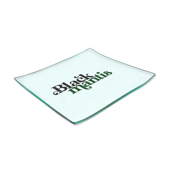 Custom Glass Rolling Tray Small Shatter Resistant - Custom Glass Rolling Tray Small Shatter Resistant - Image 3 of 6