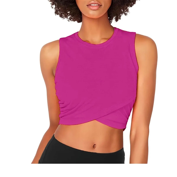 Women Crop Yoga Tank Tops - Women Crop Yoga Tank Tops - Image 5 of 12