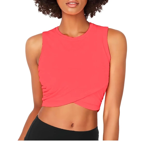 Women Crop Yoga Tank Tops - Women Crop Yoga Tank Tops - Image 6 of 12