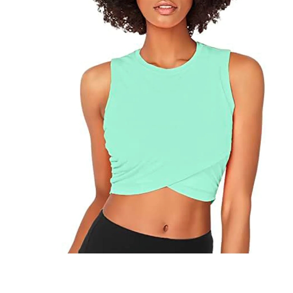 Women Crop Yoga Tank Tops - Women Crop Yoga Tank Tops - Image 9 of 12