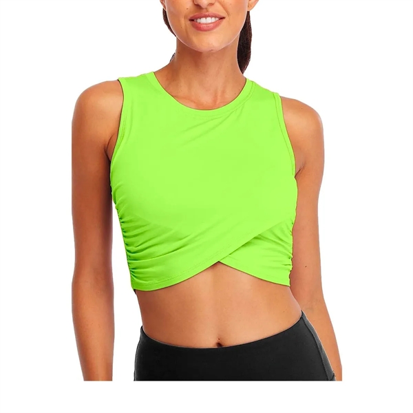 Women Crop Yoga Tank Tops - Women Crop Yoga Tank Tops - Image 10 of 12