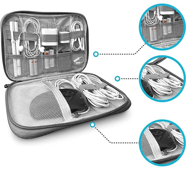 Tech Digital Cable Organizer Bag - Tech Digital Cable Organizer Bag - Image 2 of 2