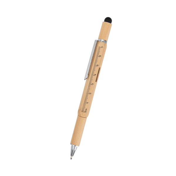Custom Bamboo Multi-Function Tool Pen