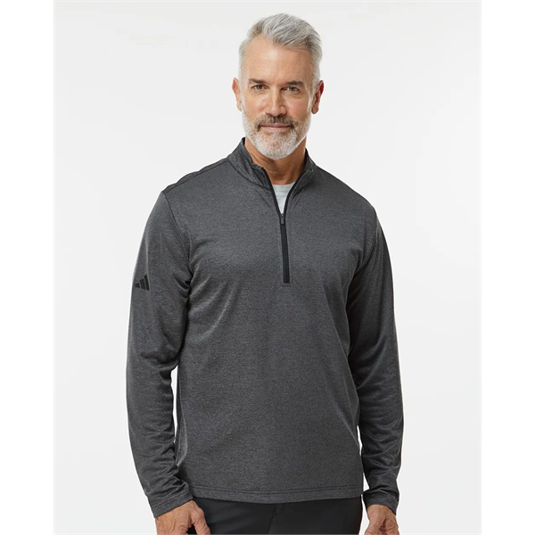 Adidas Space Dyed Quarter-Zip Pullover - Adidas Space Dyed Quarter-Zip Pullover - Image 0 of 6