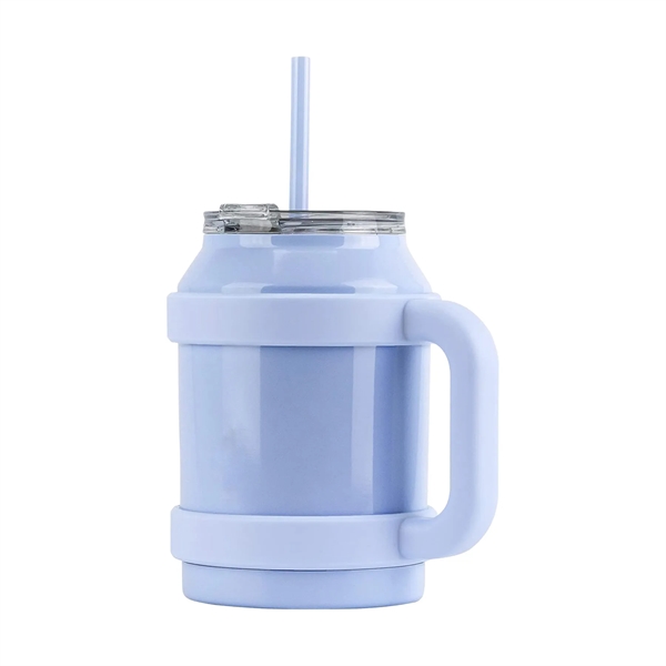 50oz Stainless Steel Mug Tumbler with Handle and Straw - 50oz Stainless Steel Mug Tumbler with Handle and Straw - Image 7 of 8