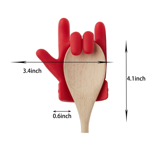 Silicone finger shape anti-spill rack - Silicone finger shape anti-spill rack - Image 1 of 4