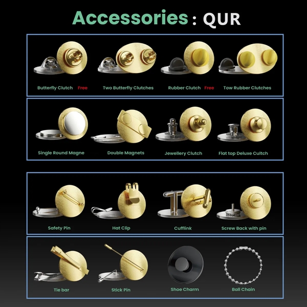 Brass Offset Lapel Pins, 0.5"-2" - Brass Offset Lapel Pins, 0.5"-2" - Image 5 of 6