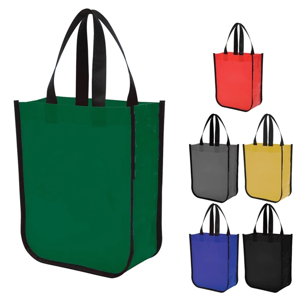 Small Laminated Shopper Tote - Small Laminated Shopper Tote - Image 0 of 5