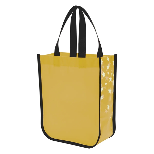 Small Laminated Shopper Tote - Small Laminated Shopper Tote - Image 2 of 5