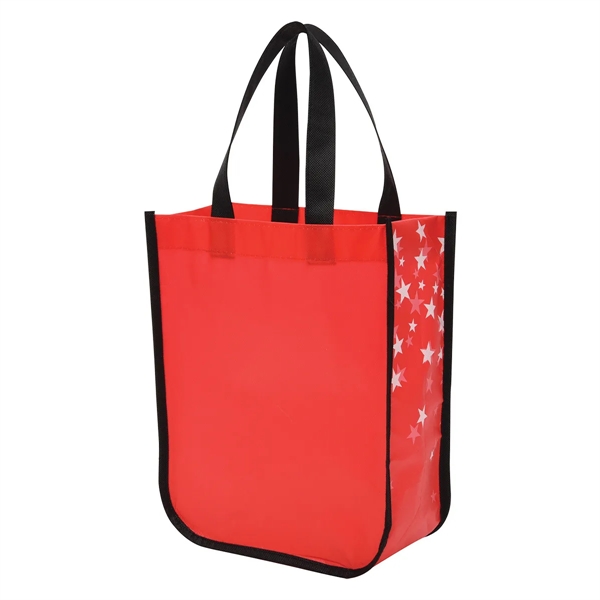 Small Laminated Shopper Tote - Small Laminated Shopper Tote - Image 4 of 5