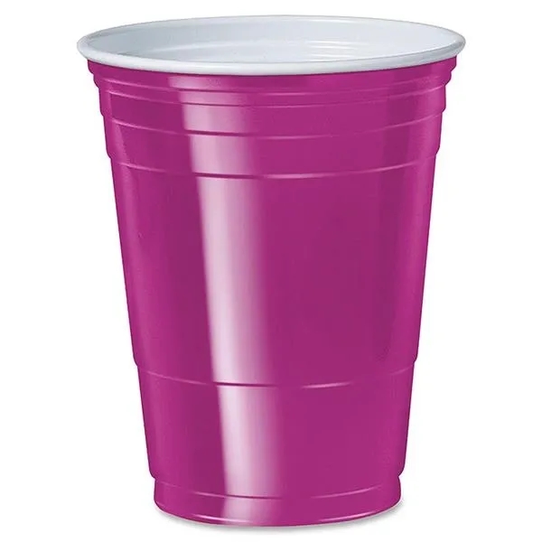 16 Oz. Disposable Double Wall Tailgate Party Cup - 16 Oz. Disposable Double Wall Tailgate Party Cup - Image 1 of 7