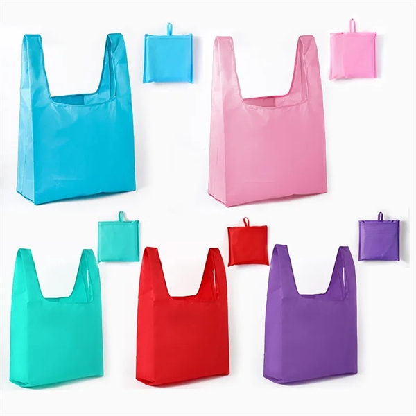 Large Reusable Shopping Bags Grocery Totes With Pouch - Large Reusable Shopping Bags Grocery Totes With Pouch - Image 2 of 6