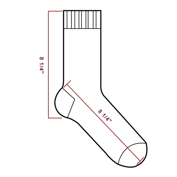 Full Color Long Tube Cotton Socks - Full Color Long Tube Cotton Socks - Image 1 of 1