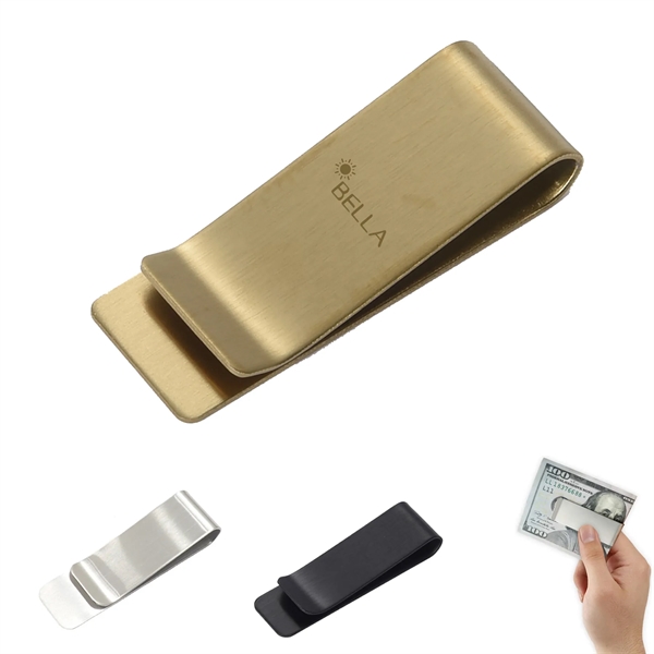 Stainless Steel Money Clip - Stainless Steel Money Clip - Image 0 of 7