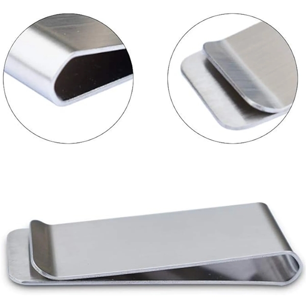 Stainless Steel Money Clip - Stainless Steel Money Clip - Image 5 of 7