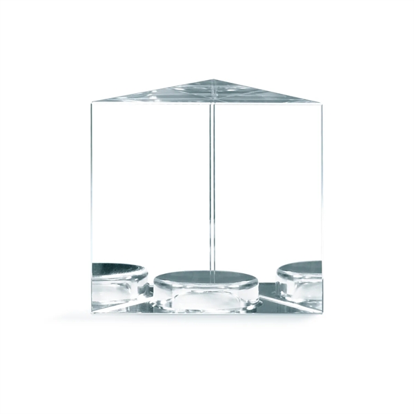 Crystal Triangle Perpetual Stackable Award