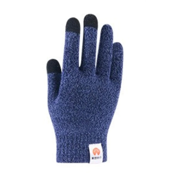 Thick Adult Gloves W/ 2 Finger Touch - Thick Adult Gloves W/ 2 Finger Touch - Image 1 of 9