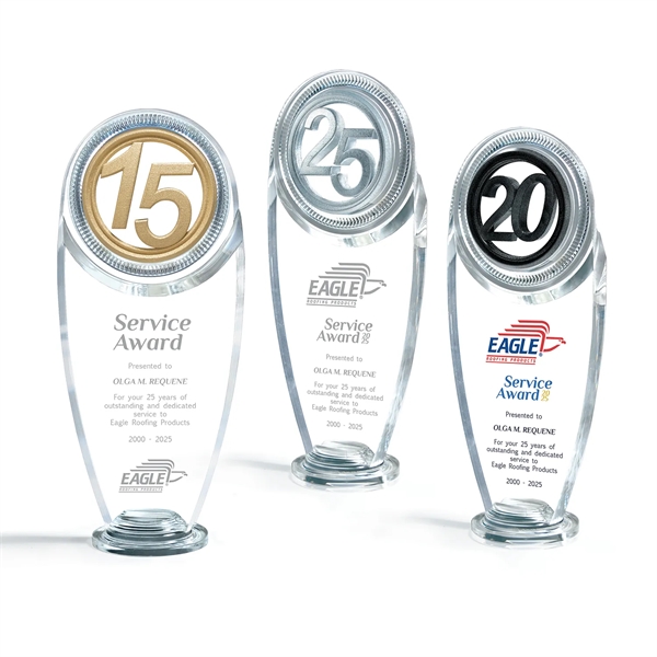 Years Of Service Accent Anniversary Award