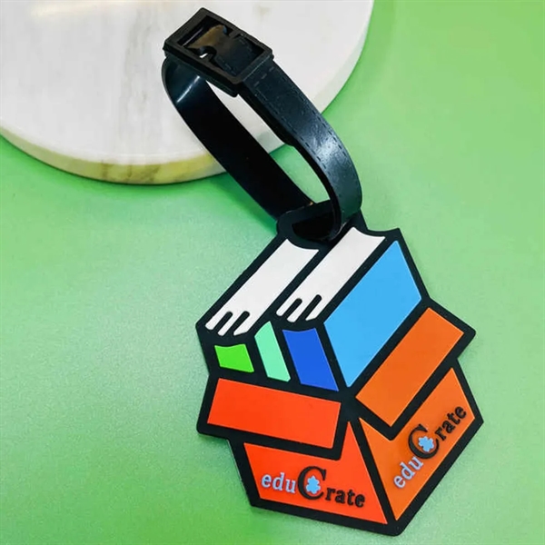 Full Custom PVC Luggage Tag - 3D - Full Custom PVC Luggage Tag - 3D - Image 0 of 3