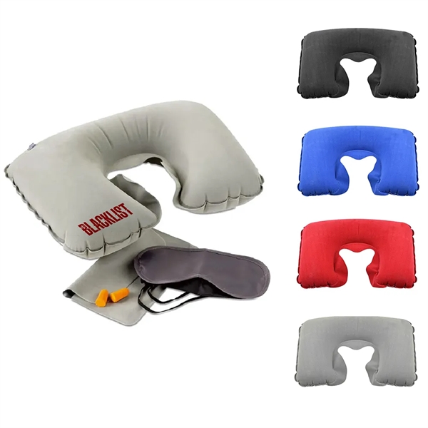Ultimate Travel Set - Neck Pillow/Eye Mask/Ear Plugs - Ultimate Travel Set - Neck Pillow/Eye Mask/Ear Plugs - Image 0 of 0