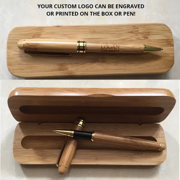 Executive Wooden Rollerball Pen Set - Executive Wooden Rollerball Pen Set - Image 3 of 3