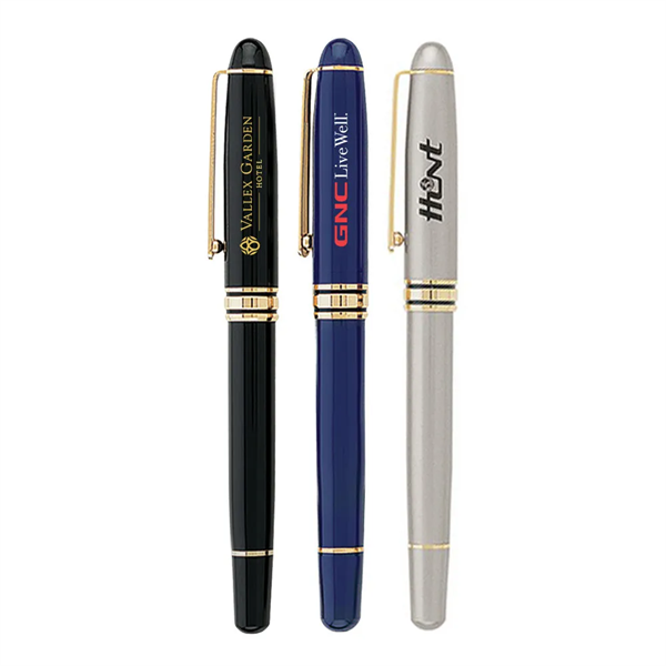 Geneva Chrome Royal Rollerball Pen - Optional Gift Box - Geneva Chrome Royal Rollerball Pen - Optional Gift Box - Image 0 of 3