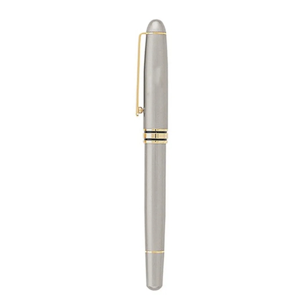 Geneva Chrome Royal Rollerball Pen - Optional Gift Box - Geneva Chrome Royal Rollerball Pen - Optional Gift Box - Image 1 of 3