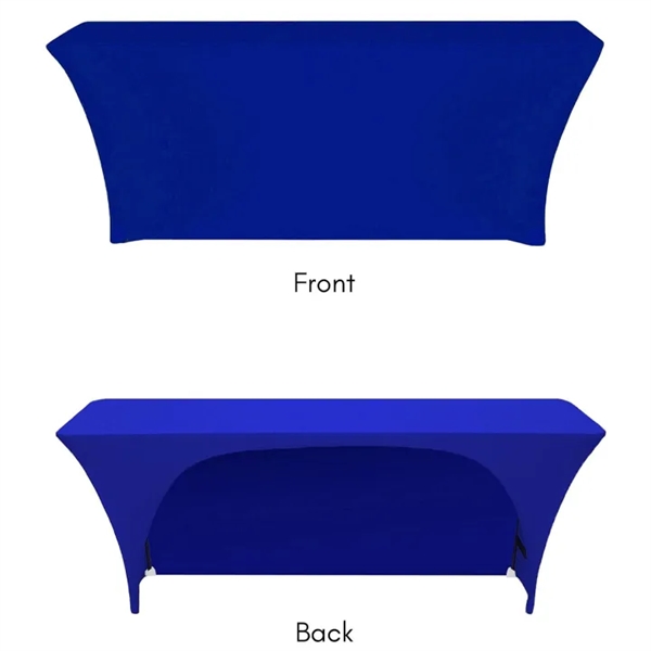 StretchFit 8' Fitted Digital Print Table Cover - StretchFit 8' Fitted Digital Print Table Cover - Image 4 of 5