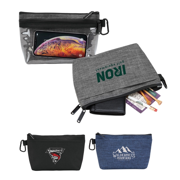 Clear Clip Caddy - Versatile Golf & Travel Accessory Pouch - Clear Clip Caddy - Versatile Golf & Travel Accessory Pouch - Image 0 of 3