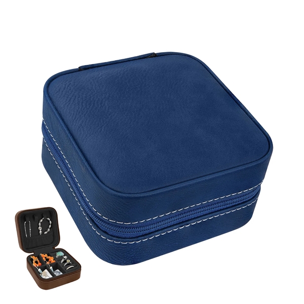 Engraved Leatherette Jewelry Box
