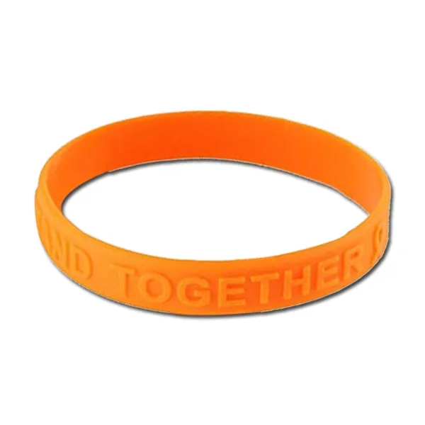 Embossed 1/2 inch Wristband - Embossed 1/2 inch Wristband - Image 0 of 2