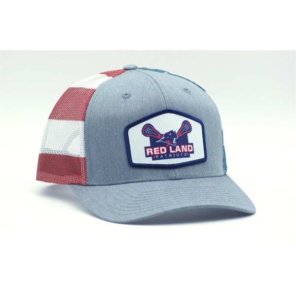 Richardson Printed Mesh Trucker Hat - Richardson Printed Mesh Trucker Hat - Image 3 of 15