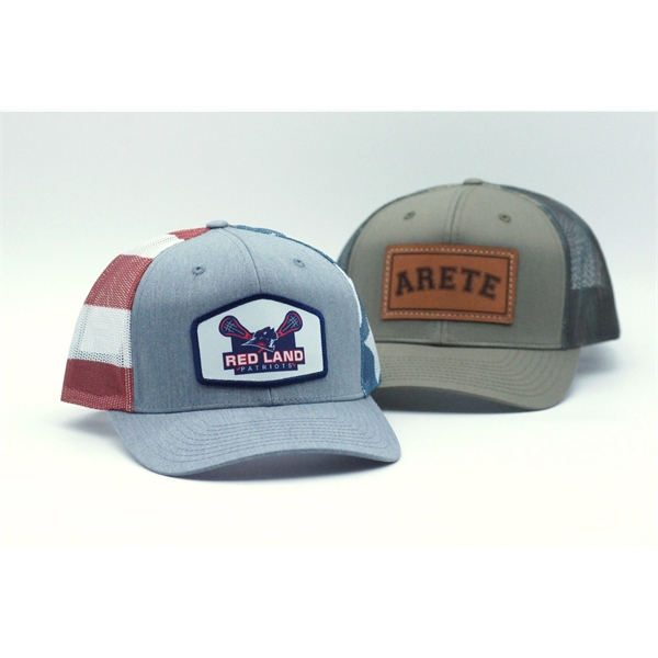 Richardson Printed Mesh Trucker Hat - Richardson Printed Mesh Trucker Hat - Image 1 of 15