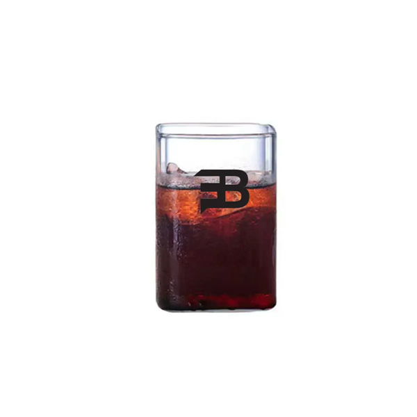 Drinking Glasses 8.5 oz Square Elegant Bar Glassware - Drinking Glasses 8.5 oz Square Elegant Bar Glassware - Image 0 of 1