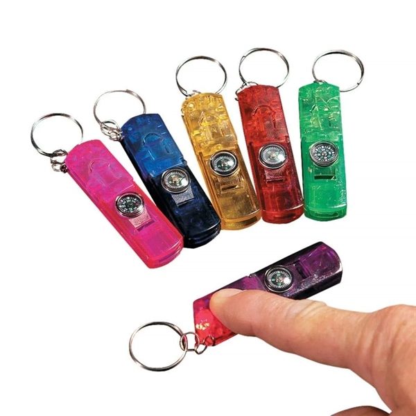 Whistle / Compass / Flash Light Key Chain - Whistle / Compass / Flash Light Key Chain - Image 0 of 1