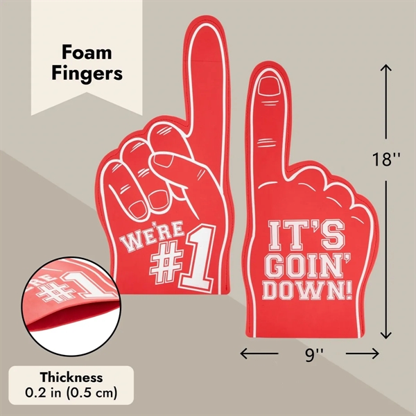18 Inch Giant Foam Hand - 18 Inch Giant Foam Hand - Image 1 of 1
