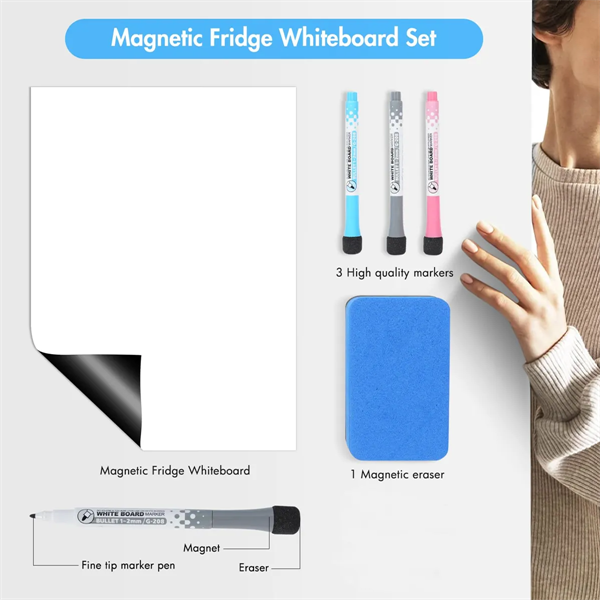 Magnetic Dry Erase Board Whiteboard for Fridge - Magnetic Dry Erase Board Whiteboard for Fridge - Image 1 of 1