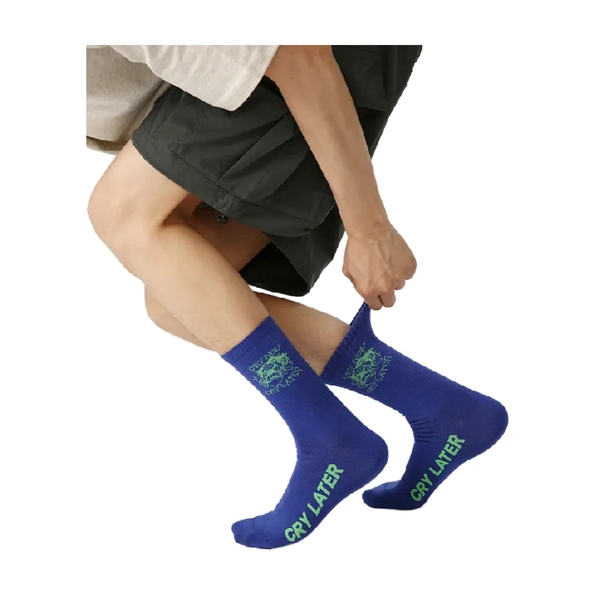 Tie-Dye Mid-Calf Socks - Tie-Dye Mid-Calf Socks - Image 9 of 9