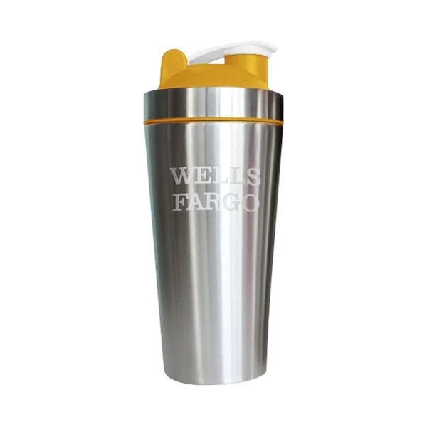 Stainless Steel Protein Shaker Bottle - Stainless Steel Protein Shaker Bottle - Image 3 of 30