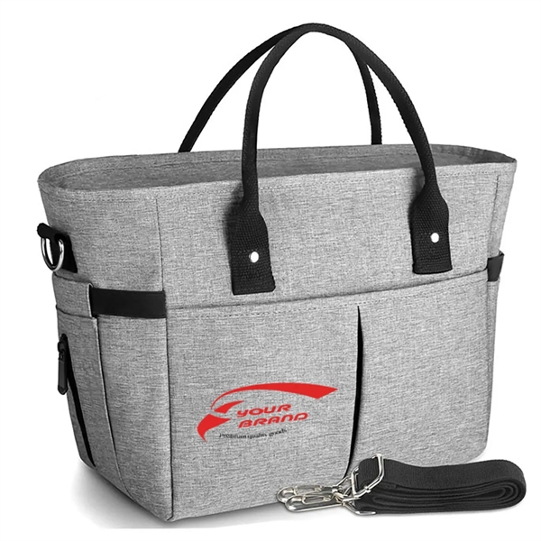 Portable Insulated Pinic Lunch Cooler Crossbody Tote Bag - Portable Insulated Pinic Lunch Cooler Crossbody Tote Bag - Image 0 of 4