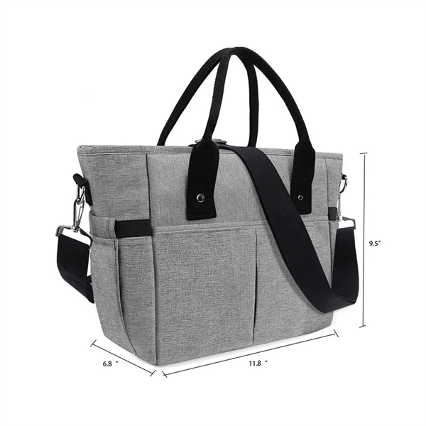 Portable Insulated Pinic Lunch Cooler Crossbody Tote Bag - Portable Insulated Pinic Lunch Cooler Crossbody Tote Bag - Image 2 of 4