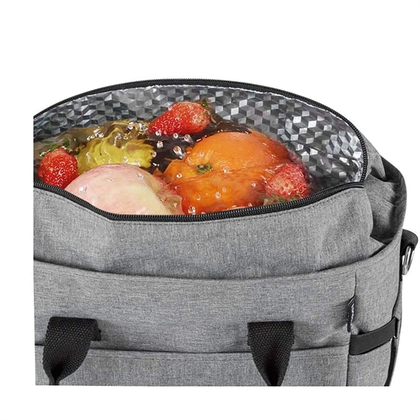 Portable Insulated Pinic Lunch Cooler Crossbody Tote Bag - Portable Insulated Pinic Lunch Cooler Crossbody Tote Bag - Image 3 of 4