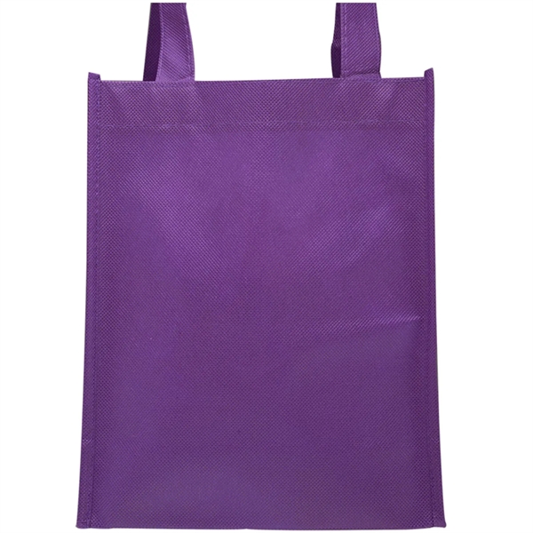 Recyclable, Non-Woven Gusset Tote Bag USA Decorated (9x10x3) - Recyclable, Non-Woven Gusset Tote Bag USA Decorated (9x10x3) - Image 4 of 9