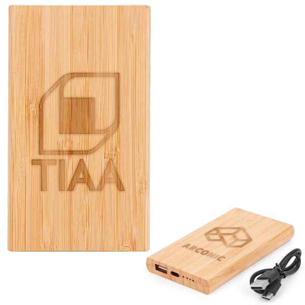 Thunder Bamboo 5,000 mAh Power Bank - Thunder Bamboo 5,000 mAh Power Bank - Image 0 of 5