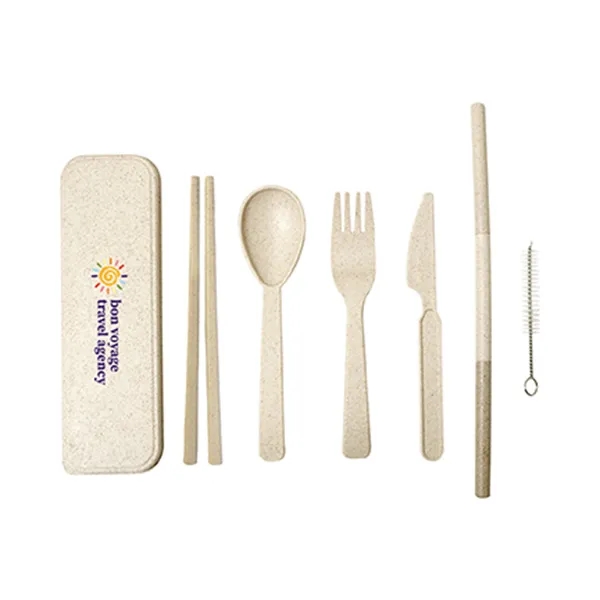 Artesia Wheat Fibre Utensil Set In A Case - Artesia Wheat Fibre Utensil Set In A Case - Image 0 of 0